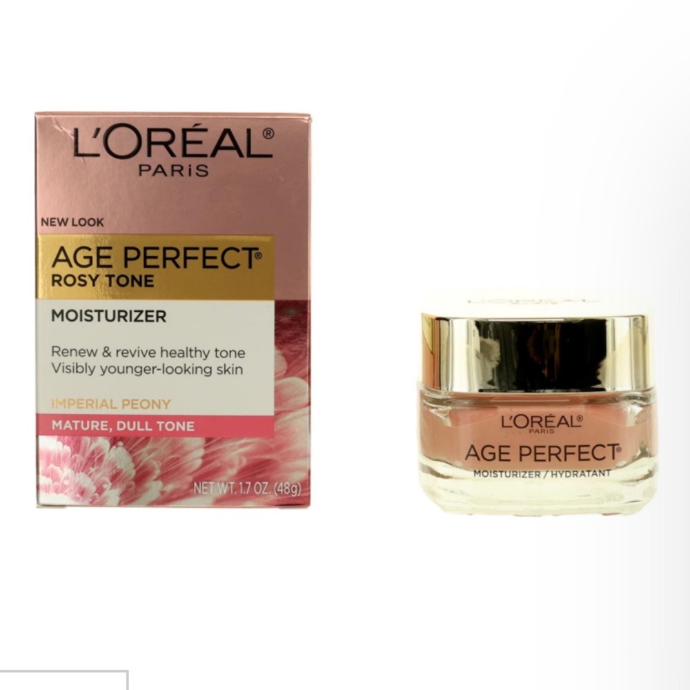 NEW L’Oréal Age Perfect Rosy Tone Eye Cream Brightener 0.5 oz | Anti-Aging - Picture 2 of 16